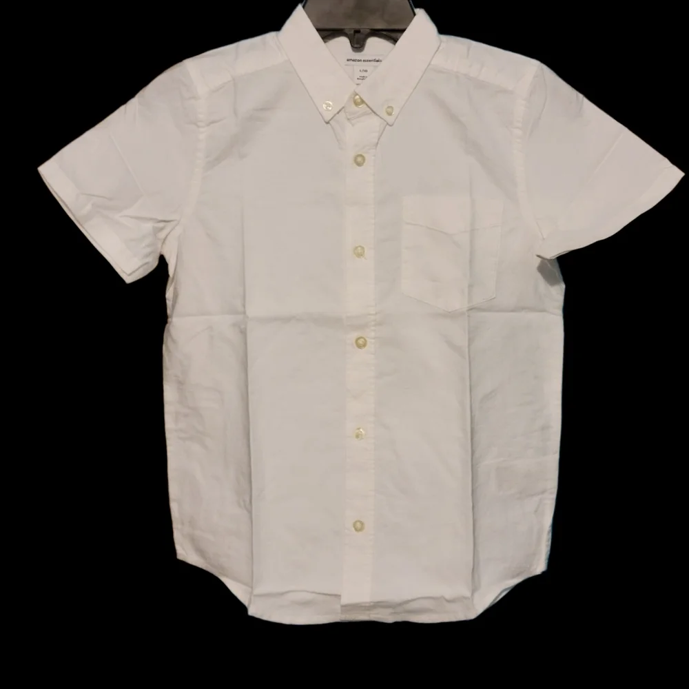 Amazon essentials white button down shirt - Picture 1 of 3